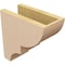 Ekena Millwork 5"W x 10"D x 10"H Classic Ridgewood Rough Cedar Woodgrain TimberThane Corbel, Primed Tan CORUR05X10X10RIDRCPR - alternate 3